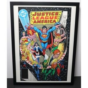 Justice League of America #217 Framed 12x16 Cover Art George Pérez | DC Comics